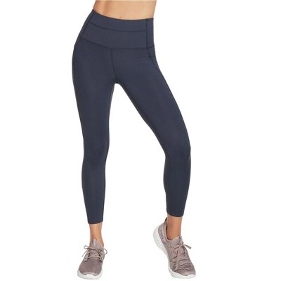 Skechers Womens Go Walk HW Backbend 7/8 Compression Athletic Pants