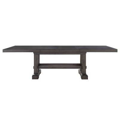 Dusky Cedar Extendable Farmhouse Dining Table for Ten