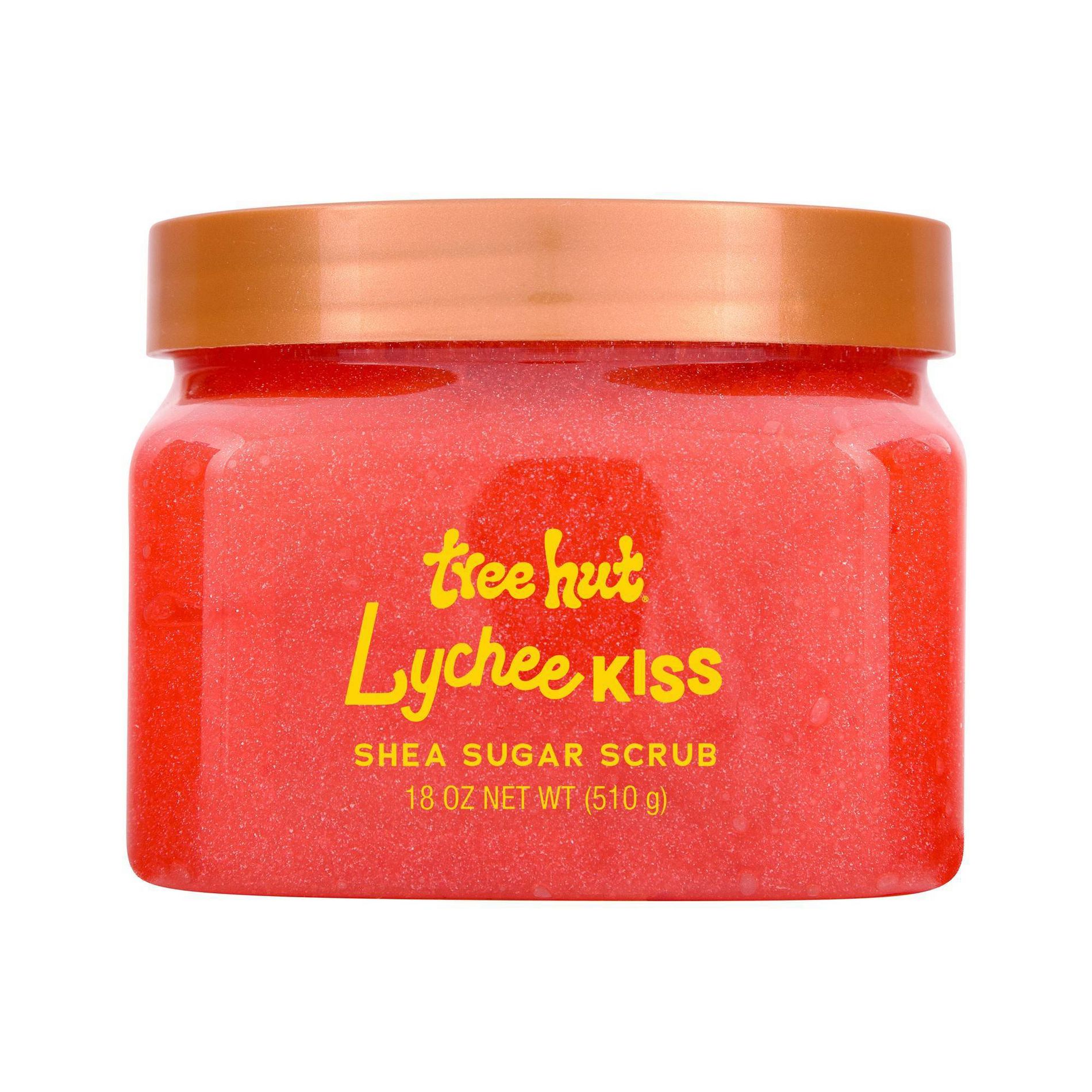 Tree Hut Shea Sugar Body Scrub - Lychee Kiss - 18oz: Paraben-Free, Sulfate-Free, Vegan, Alcohol-Free