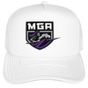 Middle Georgia State University Primary Logo Foam Trucker Cap White Os - 2 of 4