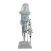 Kurt Adler 20-Inch Hollywood Nutcrackers Battery-Operated Light Up Animated Musical White Soldier Water Globe Hat Nutcracker - 2 of 4