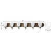 Progress Lighting Gather 6-Light Bath Bracket, Steel, Antique Bronze, Etched Glass Shades - image 2 of 4