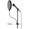 American Recorder Technologies 6" Recording Pop Filter With 12" Gooseneck and Heavy-Duty Pole Clamp - 2 of 4