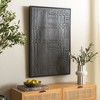 Soho Streets - 24" X 36" - Black - Plaster/Polyester Canvas/MDF/Polstyrene - Framed Wall Art - WLA3025 - Safavieh - 2 of 4