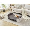 Lyngins Oval Elevated Indoor Pet Bed for Dogs & Cats,Comfy L-Size Dog Sofa Bed with Removable Mattress,Cat Bed - 2 of 4