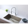 Elegant Lighting Yara Single Handle Pull Down Sprayer Kitchen Faucet in Matte Black - 2 of 4