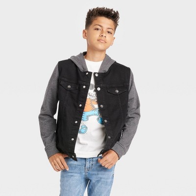 Black denim jacket target best sale