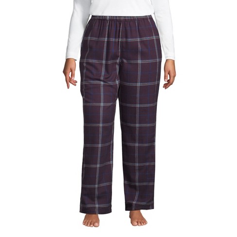 Lands' End Women's Print Flannel Pajama Pants : Target