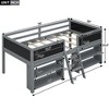 NicBex Twin Size Low Loft Bed with Shelves,Loft Bed Frame with Ladder,Bed Frame for Kids,Box Spring Not Required - 3 of 4