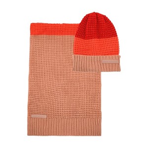 French Connection Women’s Winter Knit Hat & Scarf Set - Stylish Beanie & Cozy Matching Scarf - 1 of 4