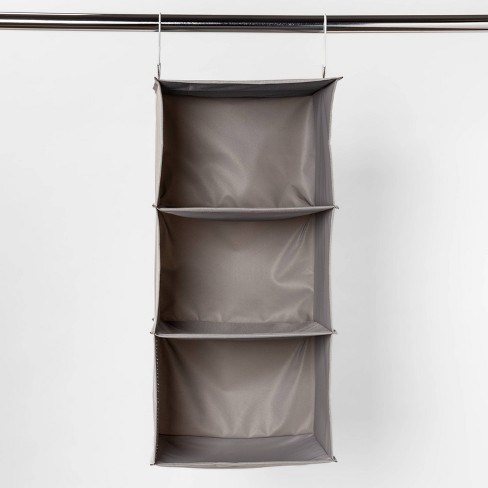 3 Shelf Hanging Closet Organizer Gray Room Essentials