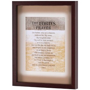 Dicksons The Lords Prayer, Brown 15 x 12 Inch MDF/Glass Framed Wall Art - 1 of 1