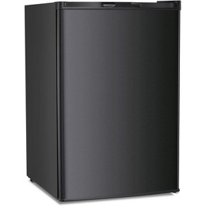 ZAFRO 3.0 Cu.ft Upright Freezer, Compact Single-Door Freezer with Adjustable Temp & Removable Shelf, Stainless Steel for Dorm, Home, Office, Black - 1 of 4
