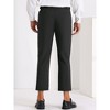 Lars Amadeus Men's Lightweight Two Buttons Pleated Front Dress Pants - 3 of 4