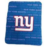 NFL New York Giants Classic Fleece Throw Blanket