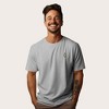 Dalix Robot (Glow in the Dark) Embroidered Relaxed Heavy Soft Cotton T Shirt Mens - 3 of 4
