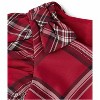 The Children's Place Baby Girls Matching Family Christmas Short Sleeve Plaid Satin Fit And Flare Dress - 3 of 4