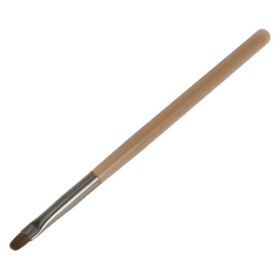 Unique Bargains Round-tip Nail Painting Brushes for Polish Painting Home DIY Clear Brown 1 Pc