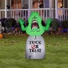 Ghostbuster Airblown Inflatable Ghostbusters Slimer with Tombstone, 5 ft Tall, Green - 2 of 4