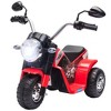 Aosom 6V Kids Motorcycle Dirt Bike Electric Battery-Powered Ride-On Toy Off-road Street Bike Rechargeable with Horn Headlights Realistic Sounds 1.24mph Speed for Girls Boy 18 - 36 Months Red - 4 of 4