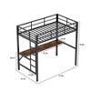 Hotraffy Loft Bed with Ladder & Desk - 4 of 4
