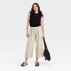 Women's High-Rise Cropped Two Way Denim Trousers - Universal Thread™ - 3 of 3