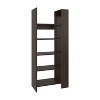 PAGED 5-Shelf Open Bookcase Contemporary Design Book Shelf with Scratch-Resistant Surface, Storage Shelves for Display and Storage - 3 of 4