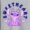 Men's - Lilo and Stitch - Angel Sweetheart Long Sleeve Graphic T-Shirt - 2 of 4