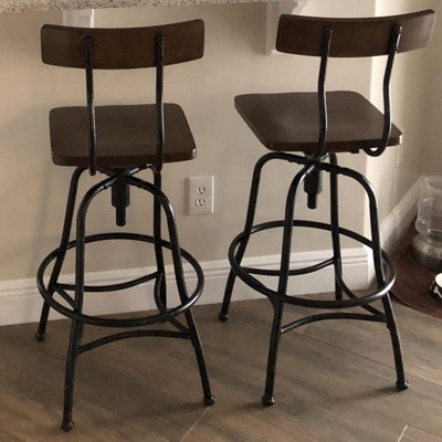 Threshold adjustable bar deals stool