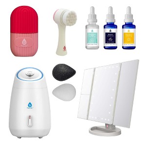 Ultimate Skincare & Beauty Bundle – Pursonic Facial Steamer, Tri-Fold Vanity Mirror, Anti-Aging Serum Set & More! - 1 of 4
