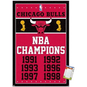 Trends International NBA Chicago Bulls - Champions 13 Unframed Wall Poster Prints - 1 of 4