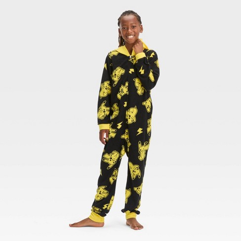 Boys' Pokémon Pikachu Union Suit - Black S : Target