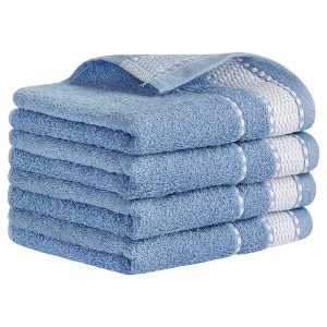 REGALWOVEN Cotton Soft Absorbent Hand Drying and Face Washing Bathroom Decorative Towel 14" x 28" - 1 of 4