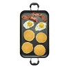 T-Fal 4-Burger Portable Curved Grill Griddle With Non-Stick Plates 1400W  6361S1