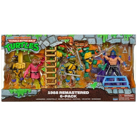 Детские фигурки Teenage Mutant Ninja Turtles Classic 4" Remastered Figure Bundle - 6pk (Target Exclusive)