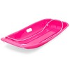 Best Choice Products 35in Kids Outdoor Plastic Sport Toboggan Winter Snow Sled Board w/ Pull Rope, 2 Handles - 2 of 4