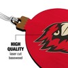 Wesleyan University Primary Logo Wood Christmas Tree Holiday Ornament - 3 of 4