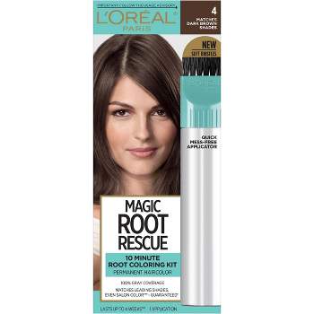 L'Oreal Paris Root Rescue Permanent Hair Color - Dark Brown 4