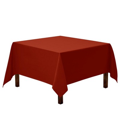 Gee Di Moda Square Tablecloth - Heavy Duty Washable Polyester - For Square or Round Tables