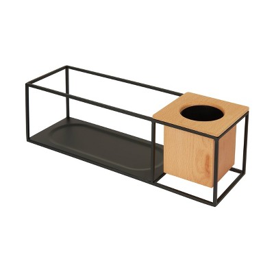 Small Cubist Display Wall Planter Sand Black Umbra Target
