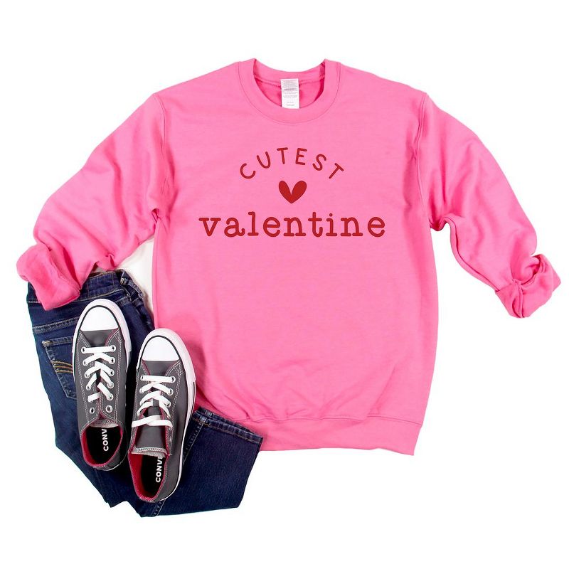 The Juniper Shop Cutest Valentine Youth Graphic Sweatshirt, 2 of 5