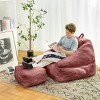 NicBex Bean Bag Chair with Handle and Ottoman,Bean Bag Sofa with Tufted Soft Stuffed Filling for Dorm,Apartment,Living Room - 2 of 4