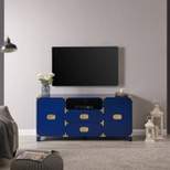 Claude TV Stand for TVs up to 50" Navy Blue - Aiden Lane