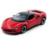Ferrari SF90 Stradale Red with Black Top "Speed Icons" Series 1/64 Diecast Model Car by Maisto - 2 of 4