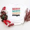 The Juniper Shop Merry And Bright Stacked Youth Short Sleeve Tee - 2 of 2