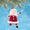 De Carlini Italian Ornaments 8.0 Inch Frosty Footwork Christmas Tree Ornament , Christmas Decor Skating, Santa (1PC) - 2 of 4