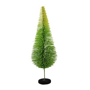 10.5 Inch Halloween Sisal Green Tree Versatile Bottle Brush Figurines - 1 of 3