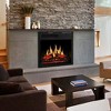 R.W.FLAME Electric 20'' Fireplace Wooden Surround Firebox Free Standing, Adjustable Led Flame, Remote Control 750-1500W - 2 of 2