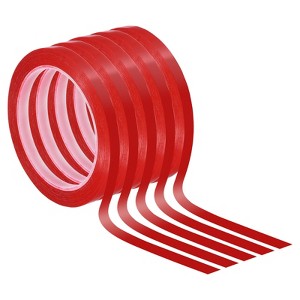 Unique Bargains Adhesive Versatile DIY Art Graphic Chart Thin Whiteboard Tape 5 Pcs - 1 of 4