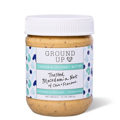 GroundUp Toasted Macadamia Nut Jar - 10oz